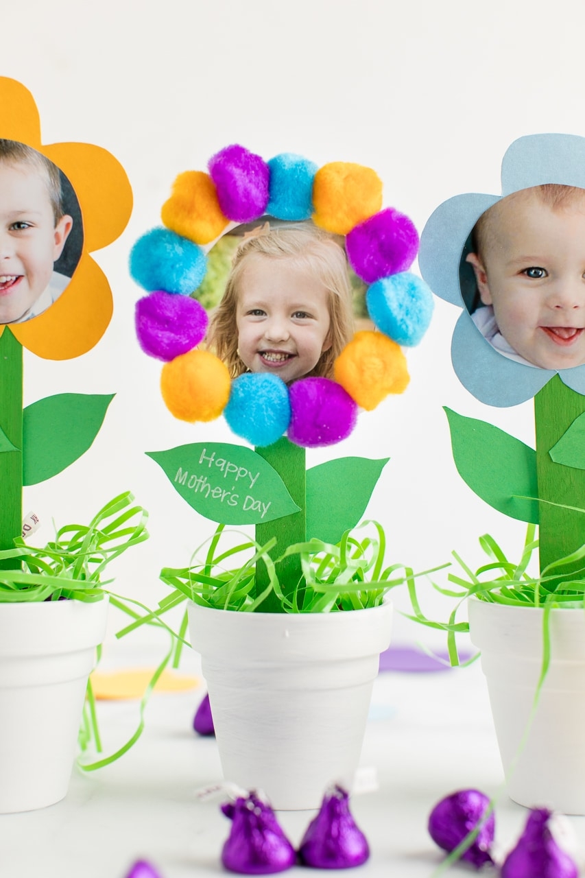 mother's day flower pot activity printable