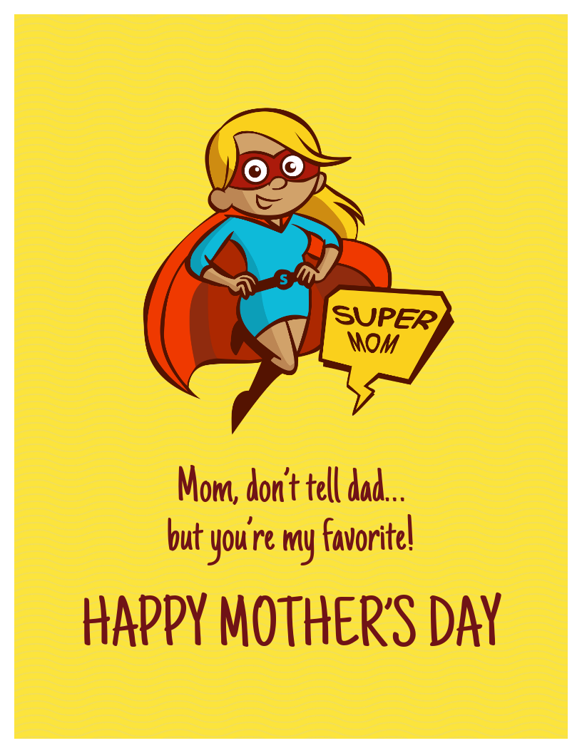Mothers Day Card Templates Toptemplate my id