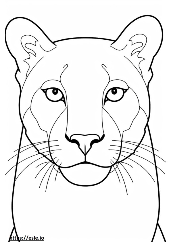 Mountain Lion Coloring Pages Free Printable