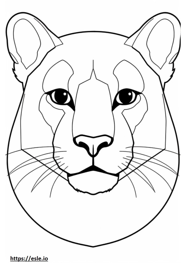 Mountain Lion Coloring Pages Free Printable