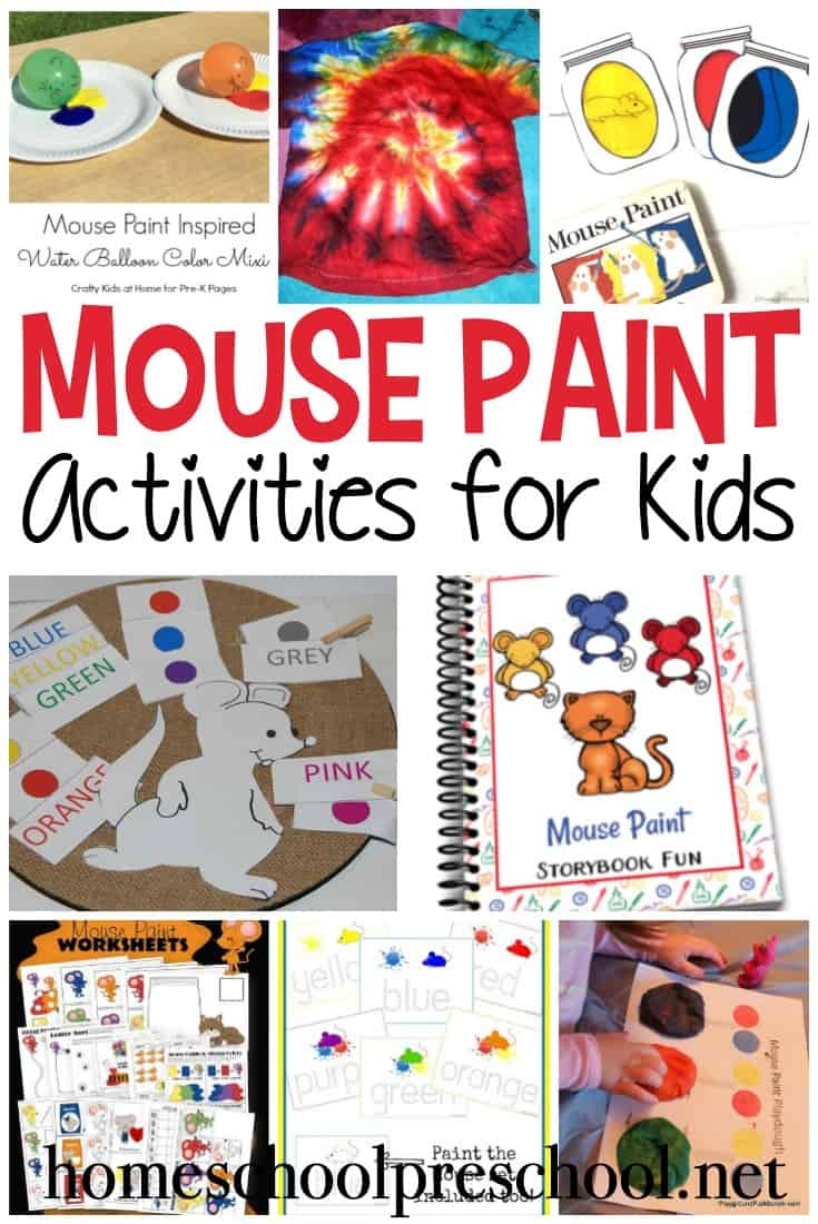 Mouse Paint Activities For Kids Fun Color Mixing Ideas
