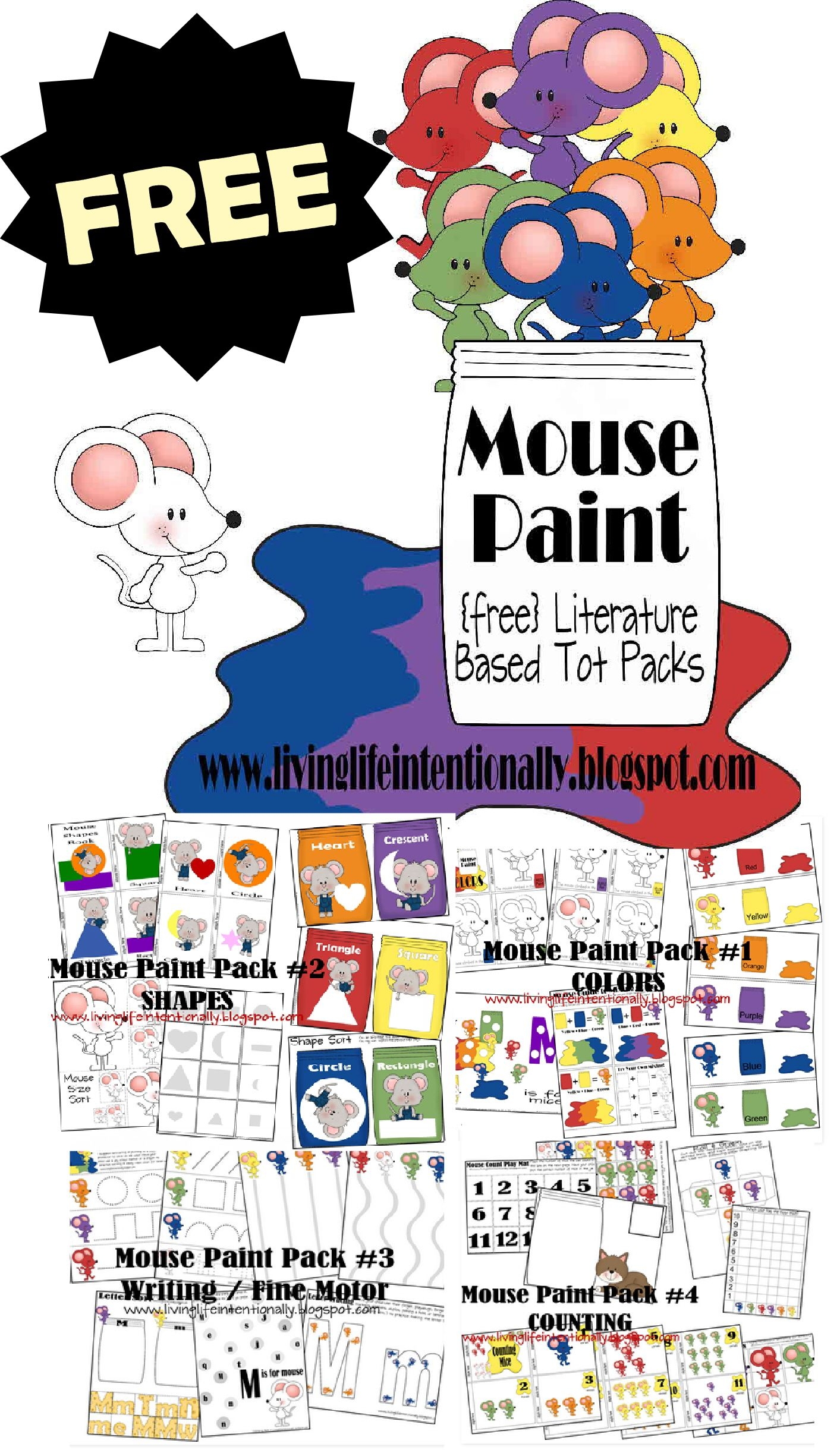 Mouse Paint Printables Artofit