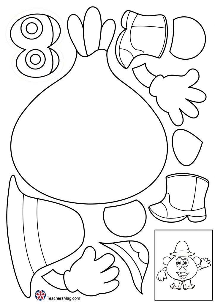 Mr Potato Head Printable Activities Printable Word Searches
