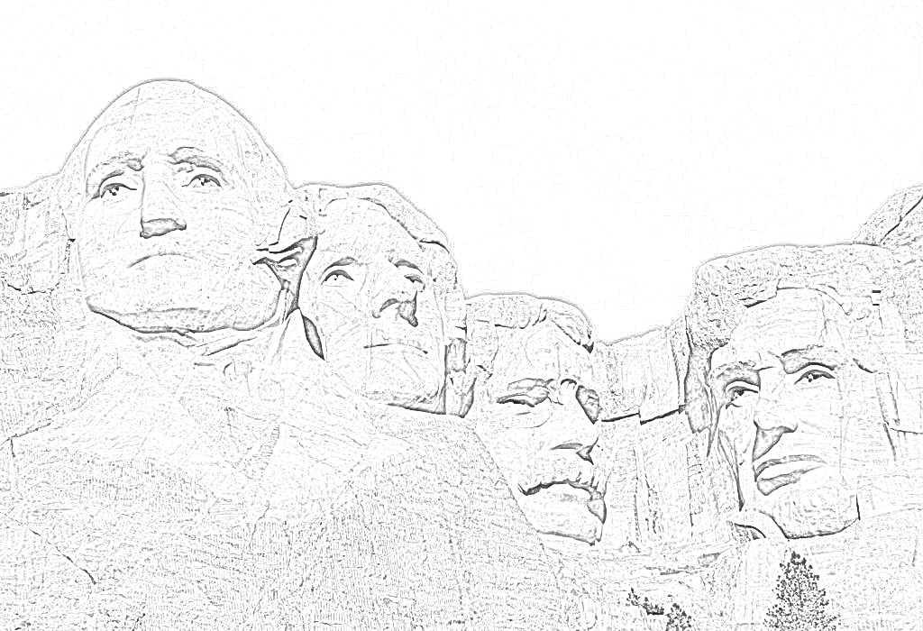 Mt Rushmore Coloring Page At Getcolorings Com Free Pr Vrogue co