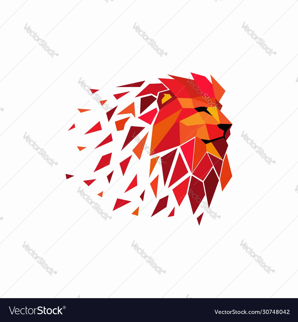 colored lion pictures