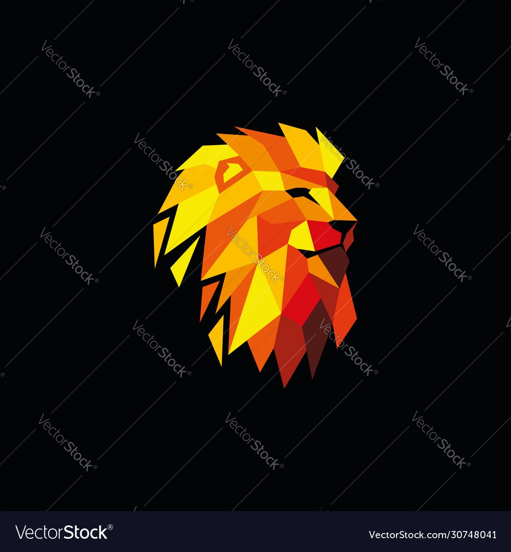 dark colored lion