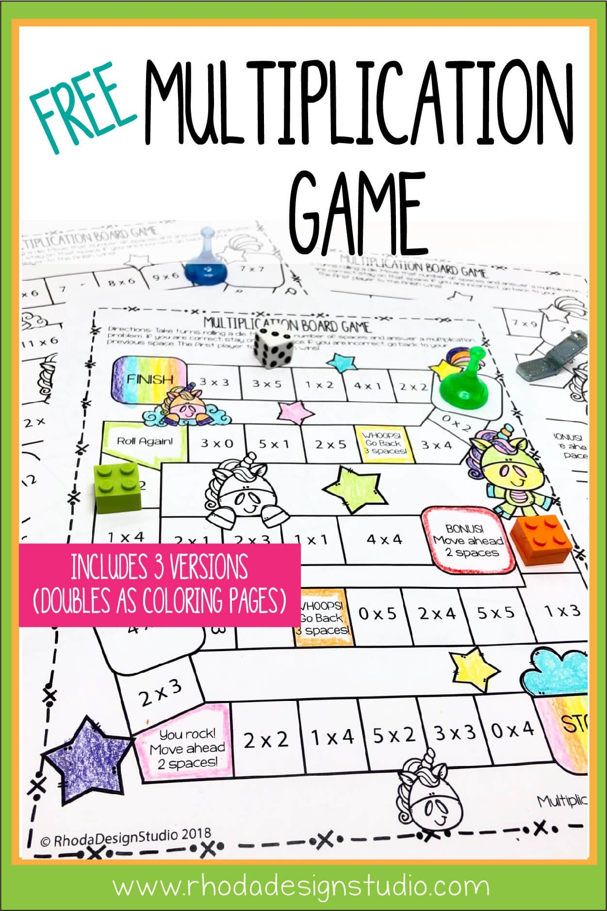 multiplication activities printable