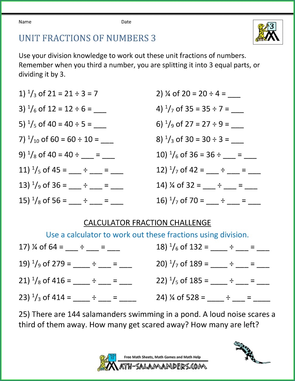 Multiplying Fractions Times Whole Numbers Worksheets Printable 