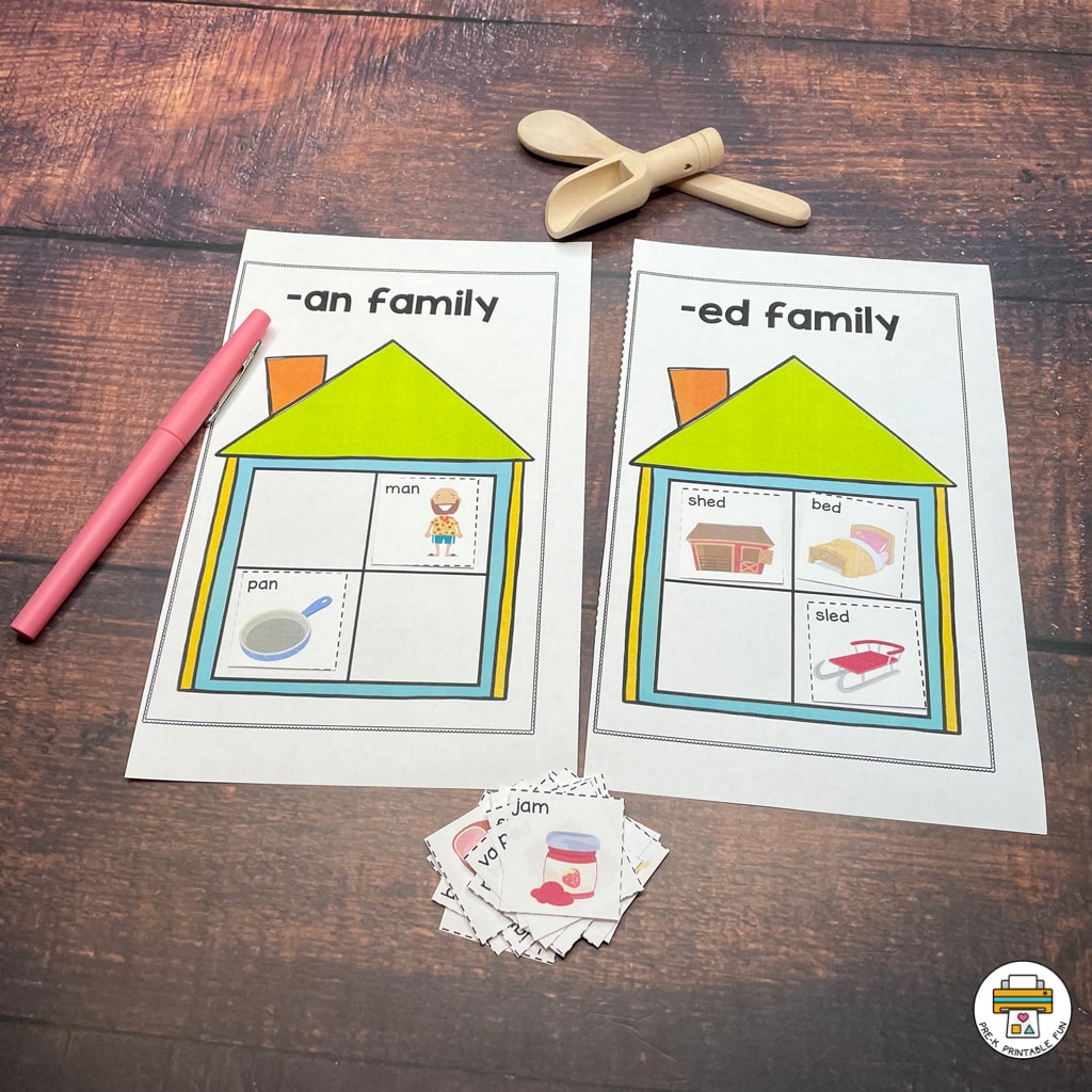 printable family activities for preschoolers