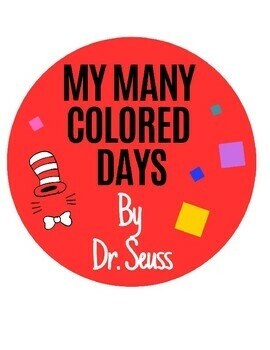 My Many Colored Days Activities Color Worksheet By Savannah Rankin