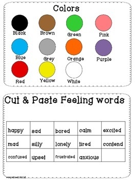 My Many Colored Days By Easy Street Teachers Pay Teachers