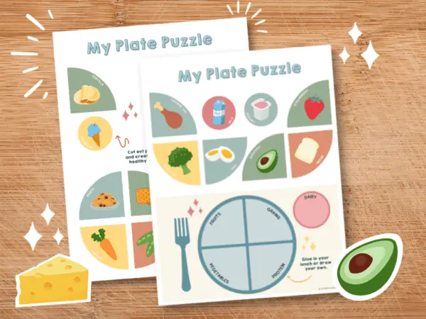  My Plate Printable Activities Ultimate Scouts