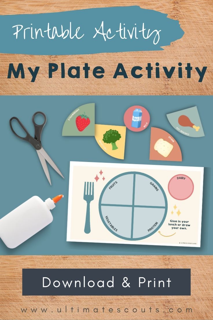 My Plate Printable Activity