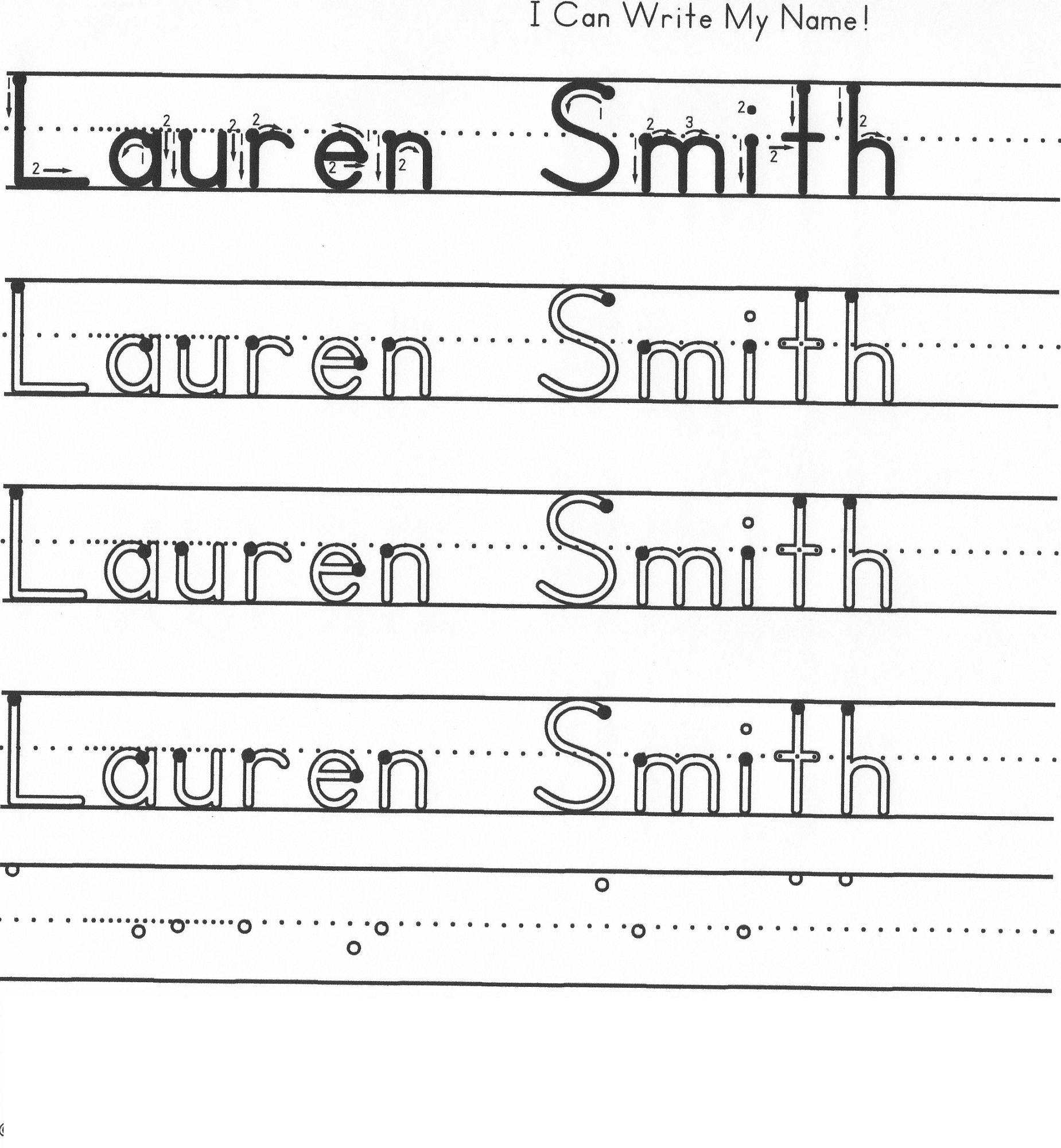 Name Trace Worksheets Printable Activity Shelter Printable Worksheets