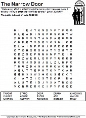 Narrow Door Group Group Activities Sermons4Kids