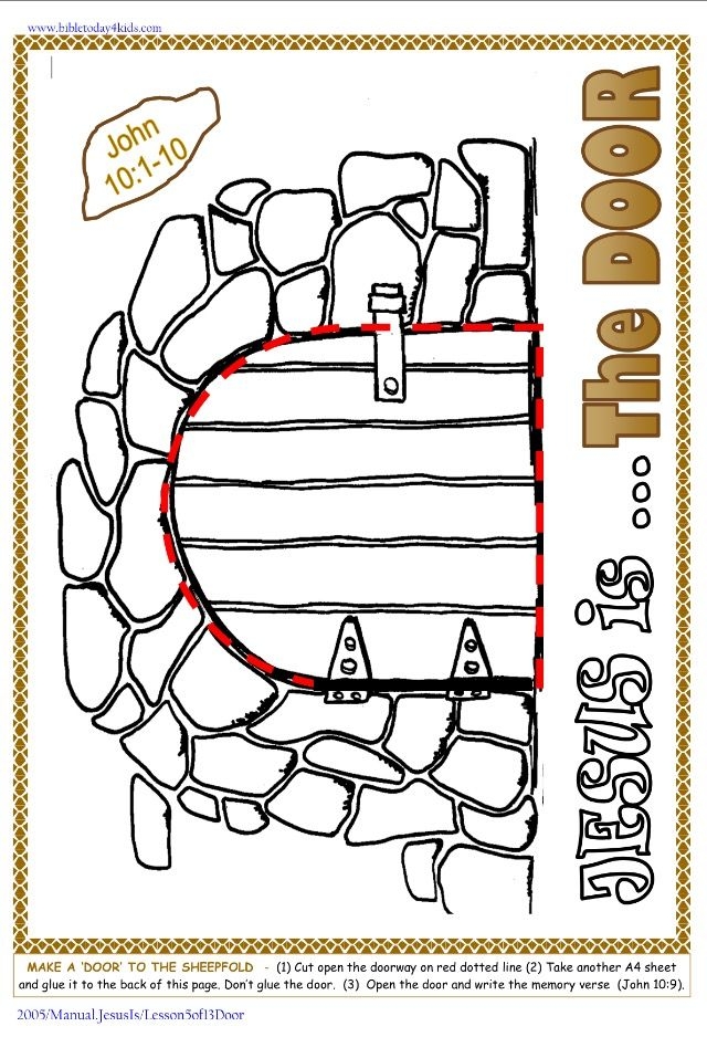 Narrow Door Sunday School Activities Free Printables Free Printable 
