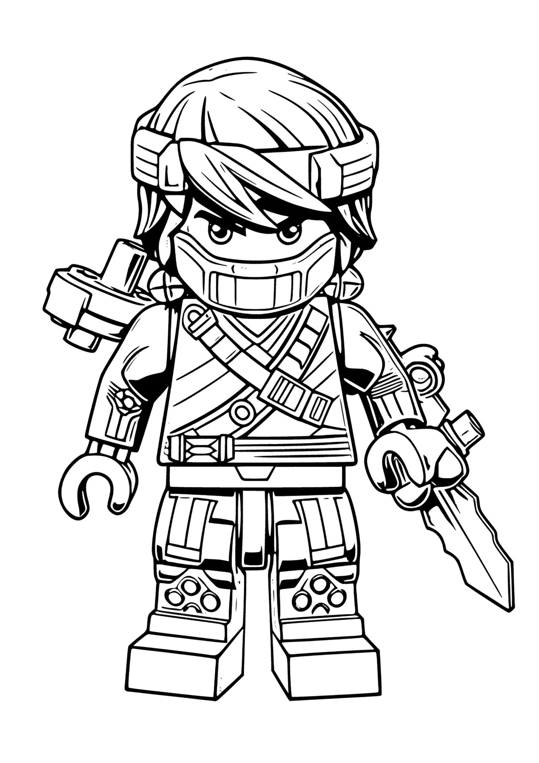 Ninjago Coloring Sheets Printable Templates