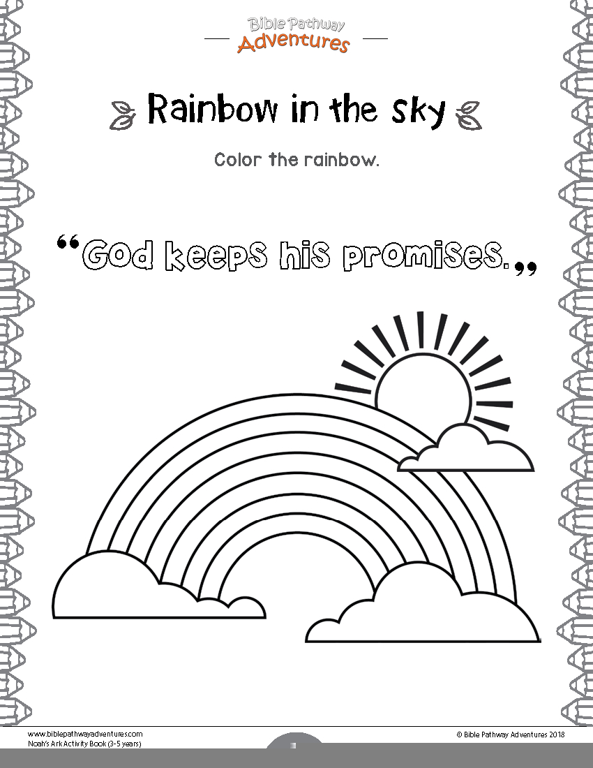 Noah 39 s Ark Activity Book Lesson Plans For Kids Ages 3 5 Word Search