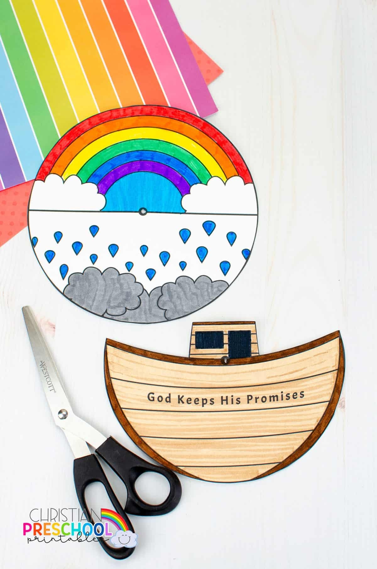 noah's ark preschool art activities printables