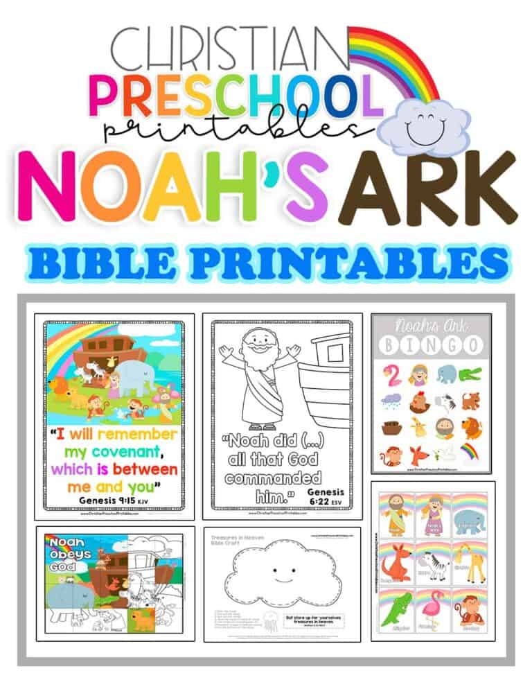 Noah 39 s Ark Preschool Printables Christian Preschool Printables