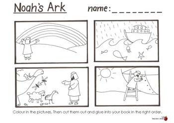 Noah 39 s Ark Sequencing Activity By Teacher 39 s Desk TpT