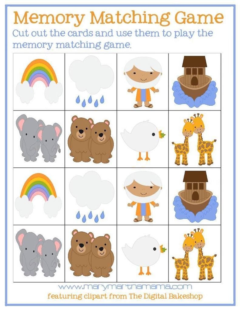 Noahs Ark Printable Activity Sheets Printable Calendars AT A GLANCE