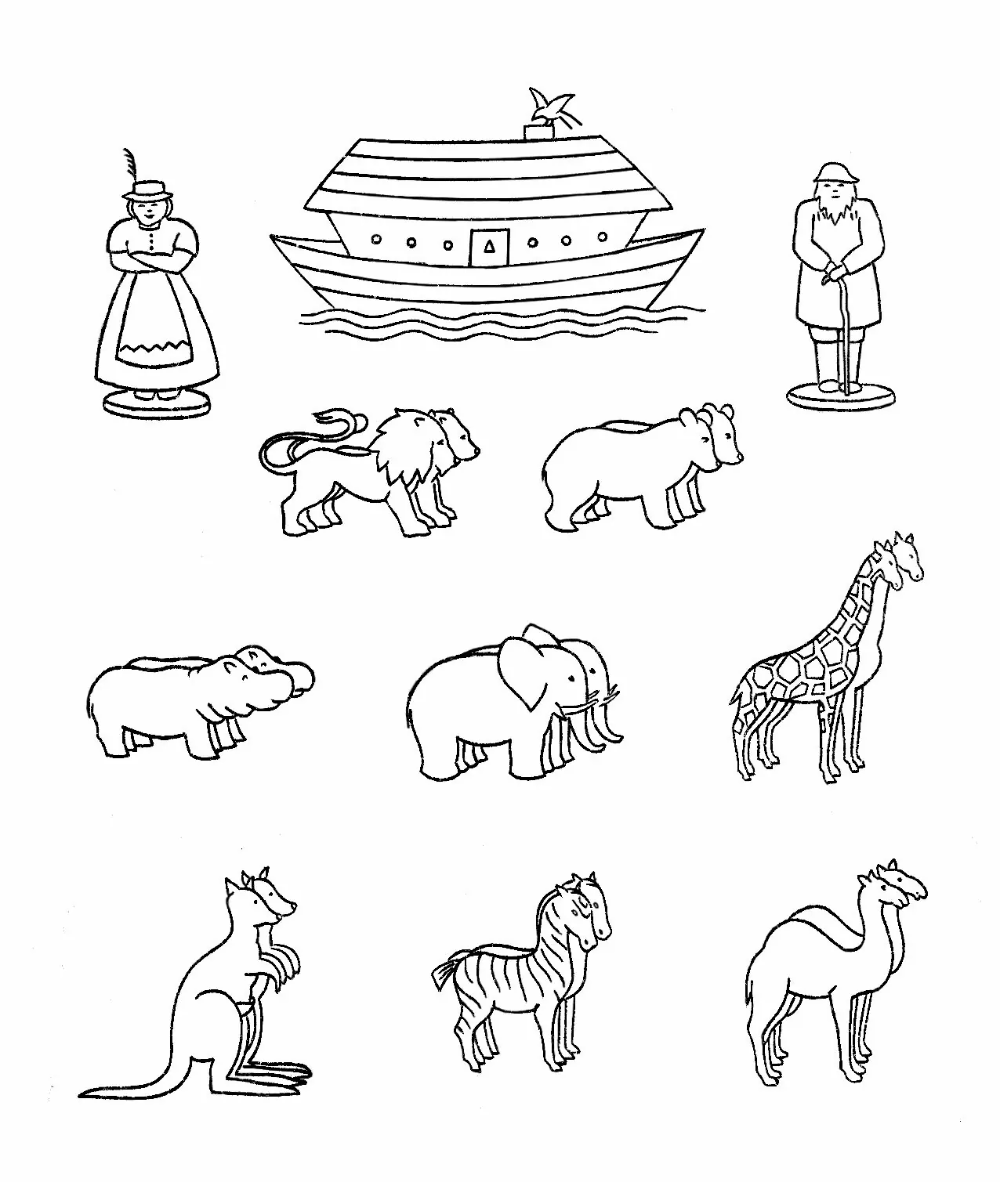 Noahs Ark Printable Activity Sheets Printable Calendars AT A GLANCE