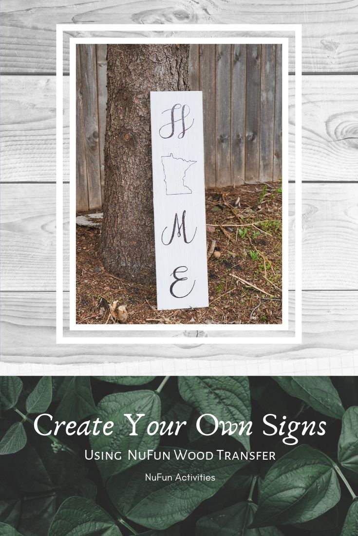 nufun activities inkjet printable iron-on heat transfer paper for wood