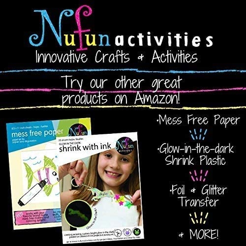 NuFun Activities Inkjet Printable Iron On Heat Tshirt Transfer Paper 