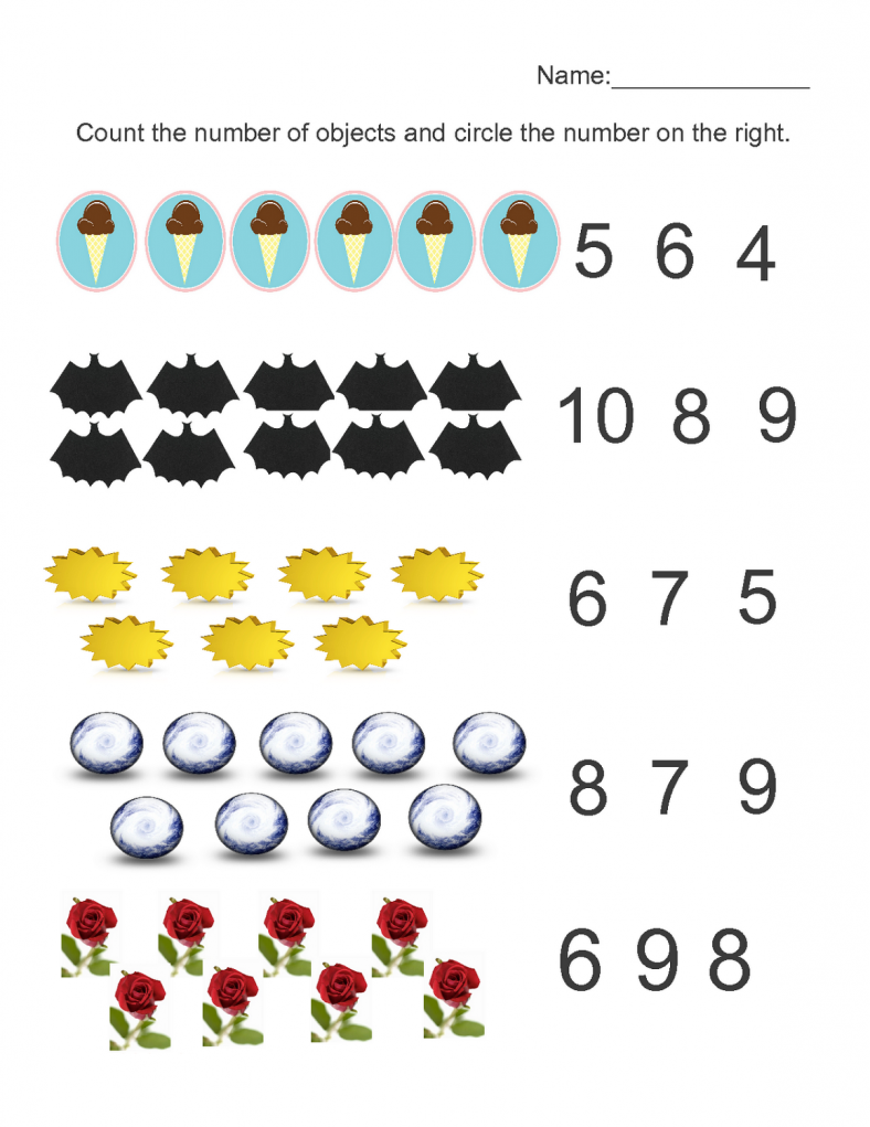 printable numbers 1-10 worksheets