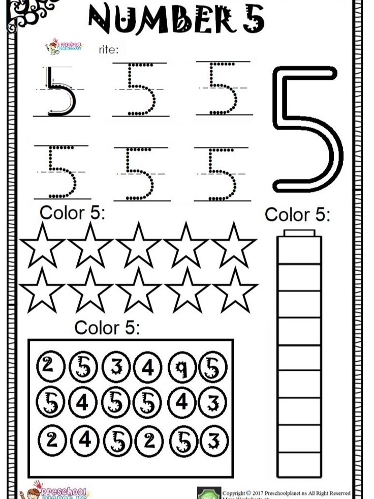 preschool tracing worksheets numbers