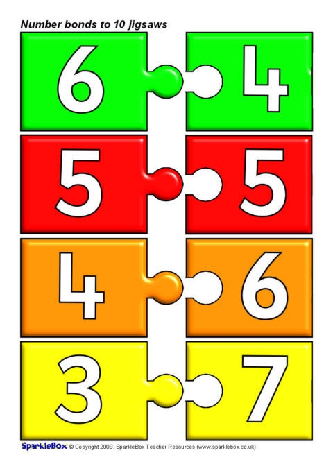 Number Bonds Printable