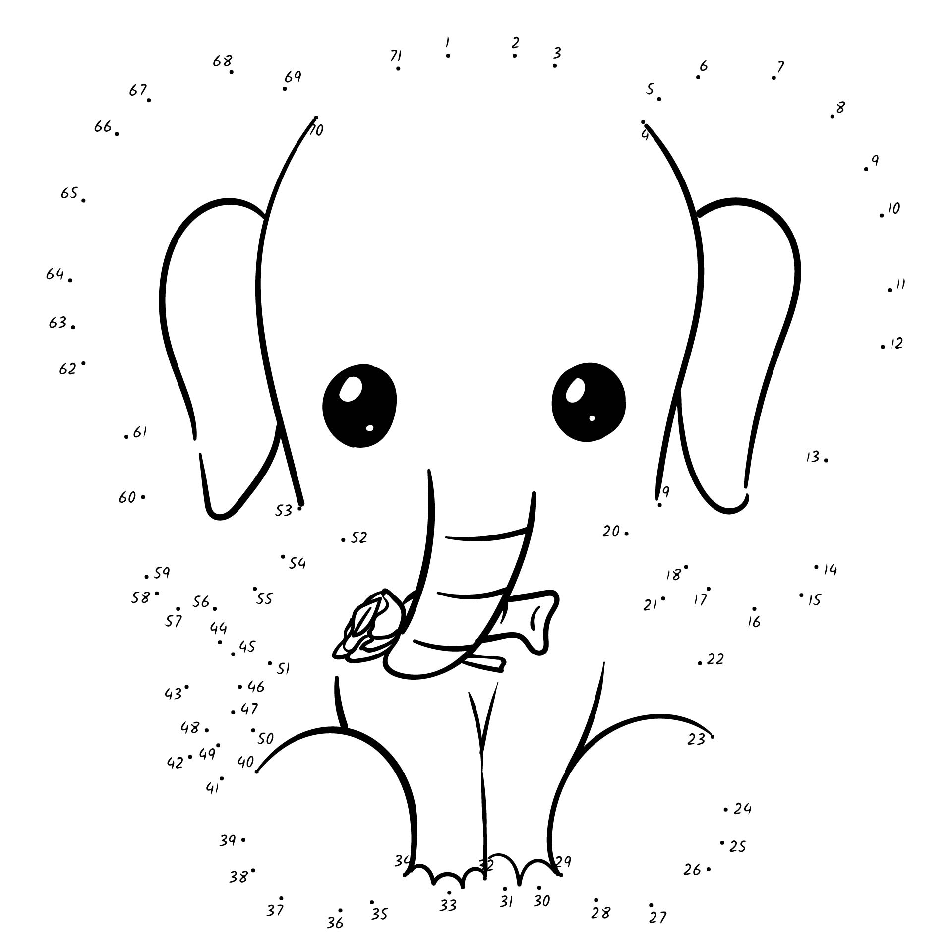 Number Connect The Dots Worksheets