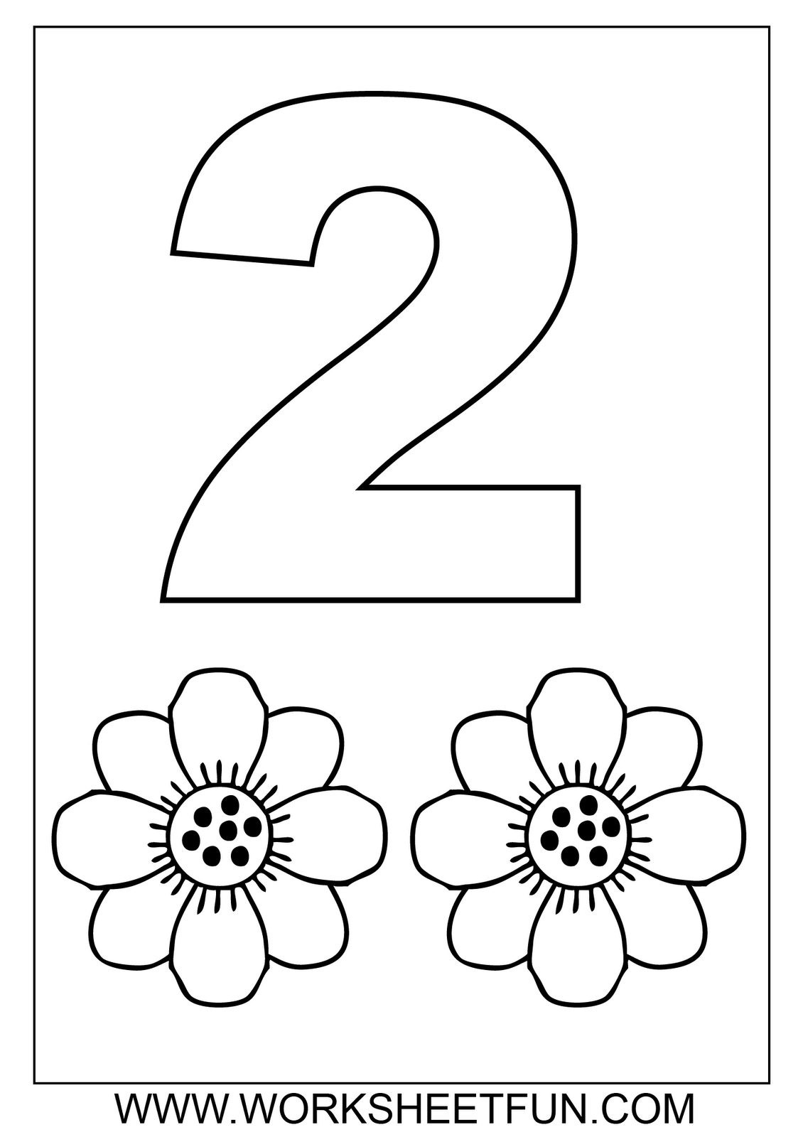 Number One Worksheet Preschool Printable Activities Printable Worksheets