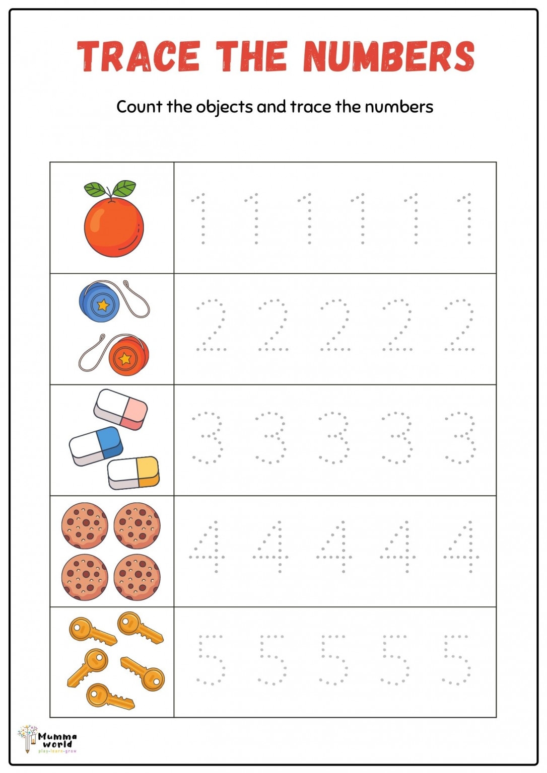Number Printable Worksheets Printable Worksheets