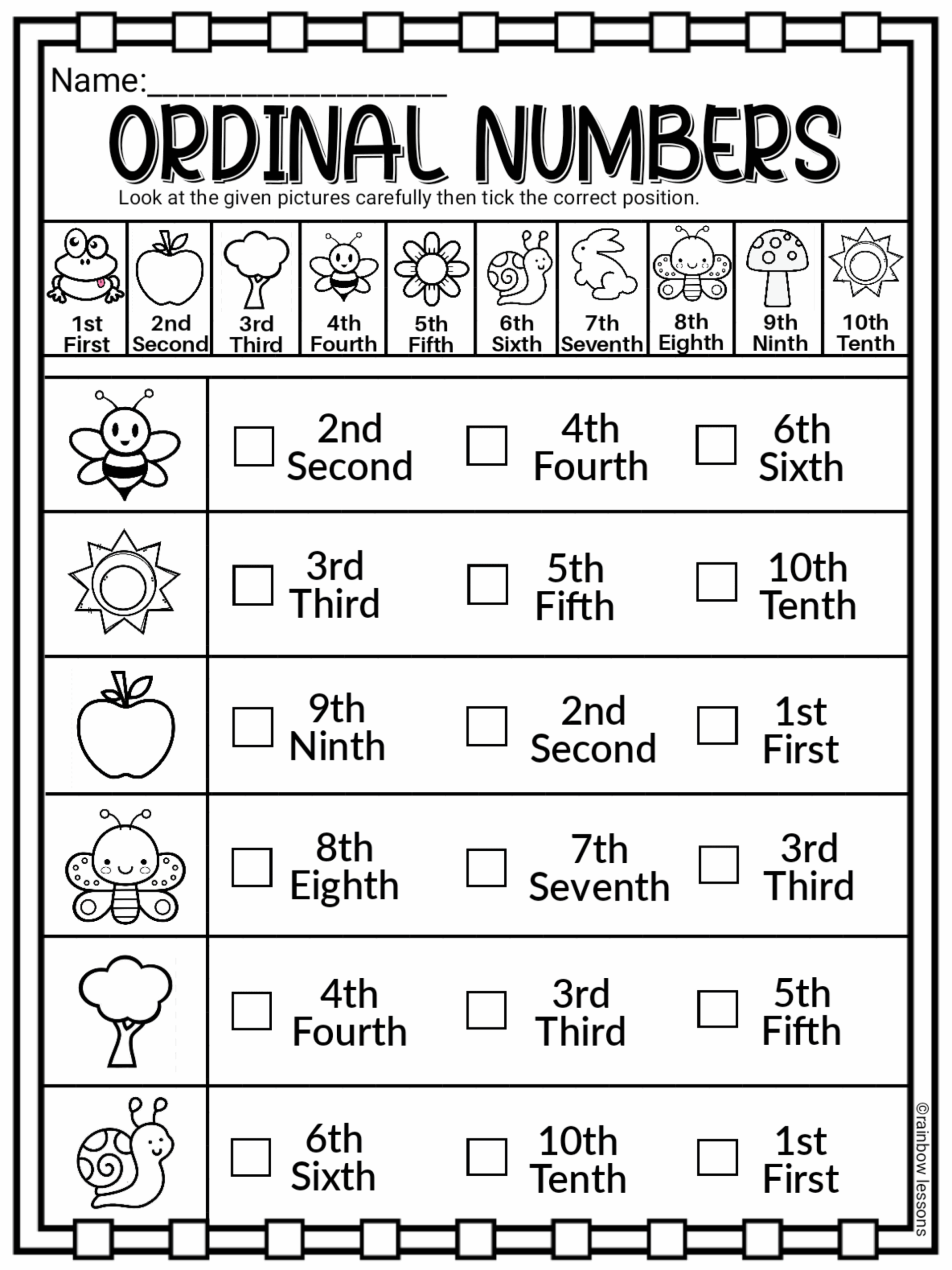 Numbers 1 20 Worksheets