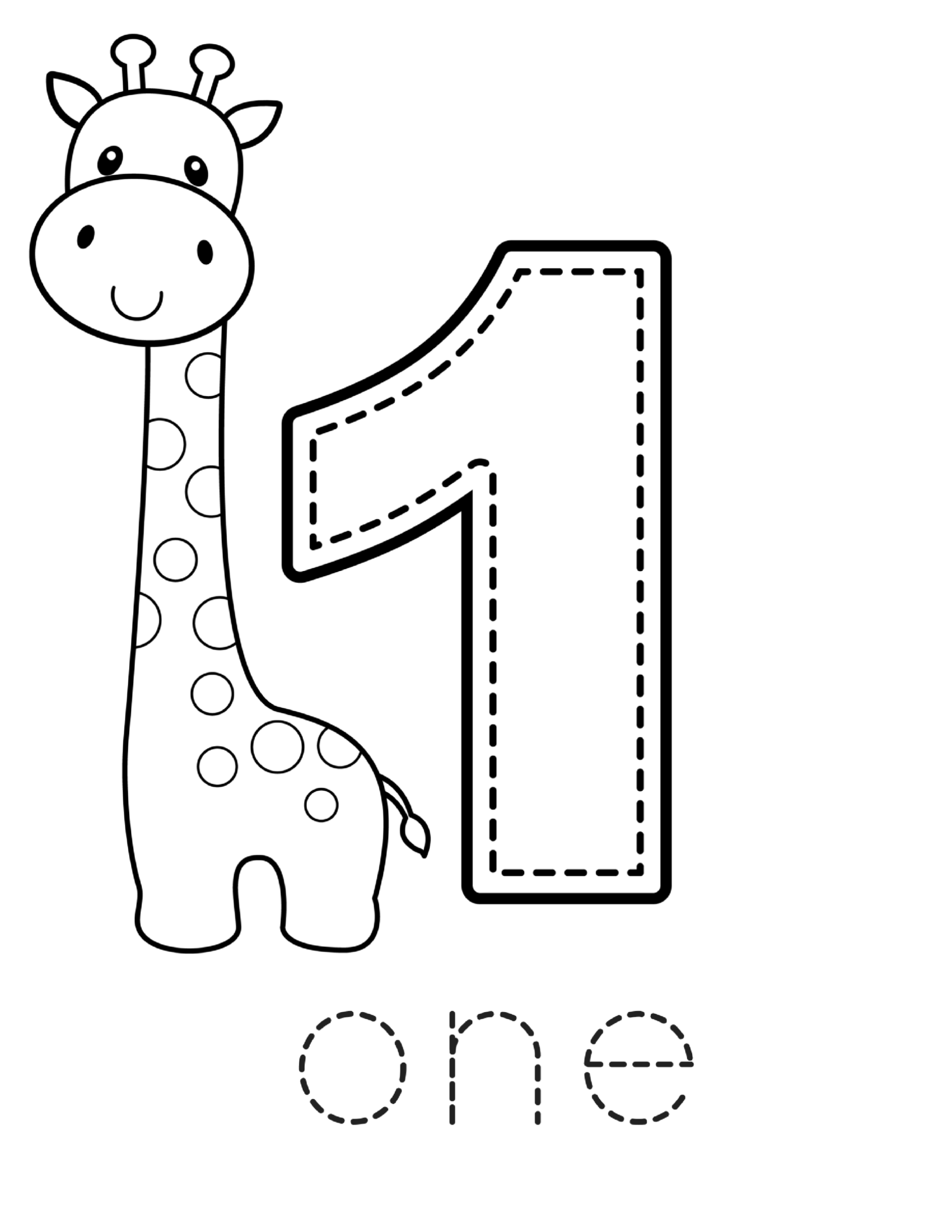 Numbers For Preschoolers 1 20 Free Printable