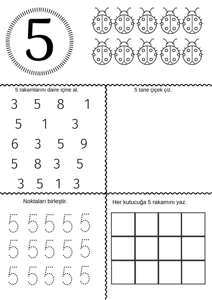 Numbers To 5 Worksheet Dev onallcylinders