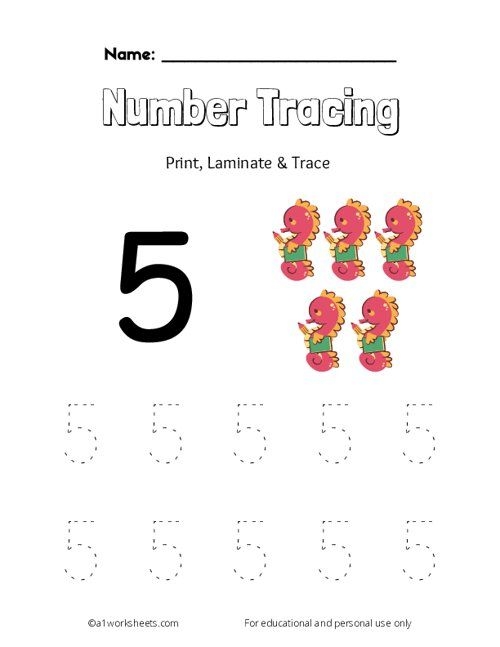 Numbers To 5 Worksheets Engaging Worksheet Activities