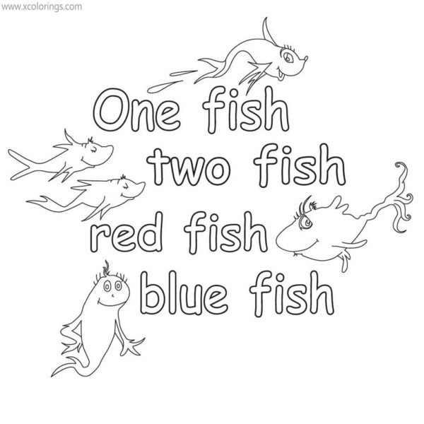 printable one fish two fish activities