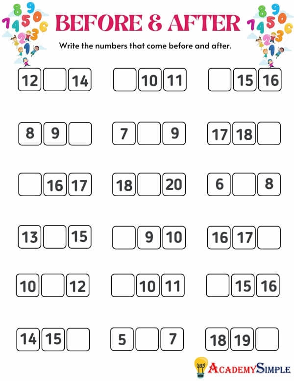 Ordering Numbers To 20 Worksheets 99Worksheets 52 OFF
