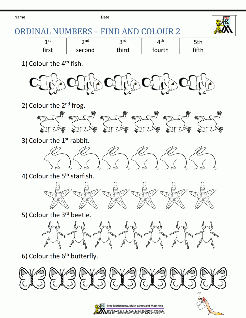 numbers 1-20 worksheet