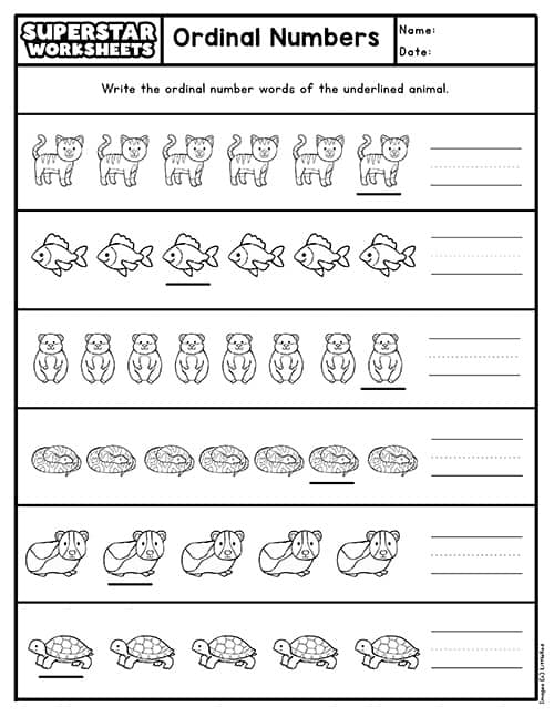 Ordinal Numbers Worksheets 45 OFF Ausc edu au