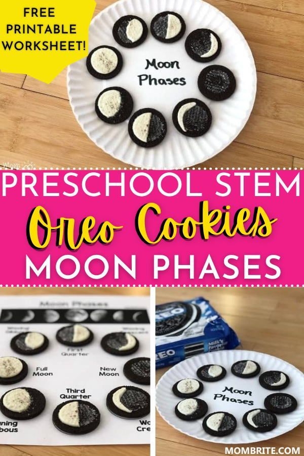 Oreo Cookie Moon Phases Activity Free Worksheet Artofit