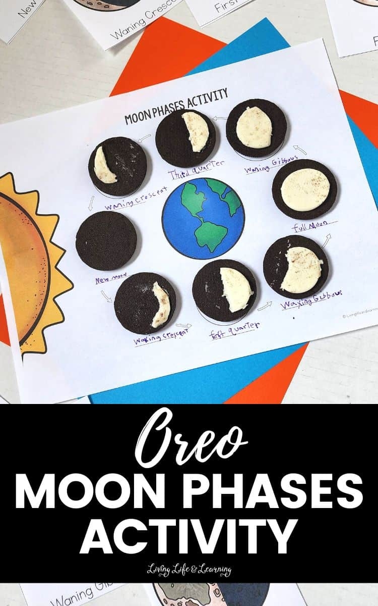 Oreo Moon Phase Match Printable Simply Learning