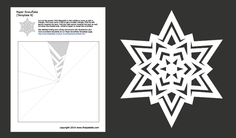 free printable snowflake pictures