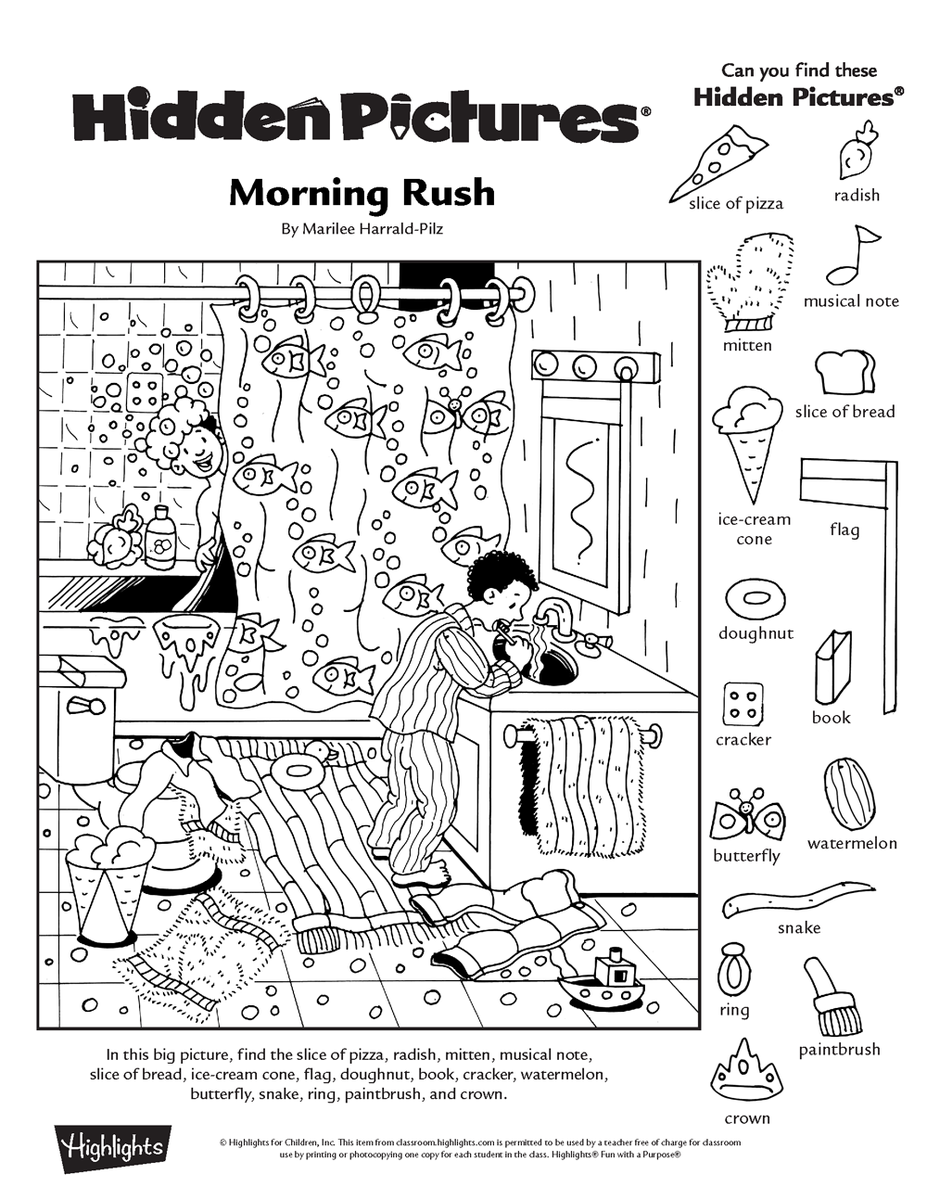 Pdf Free Printable Hidden Pictures Worksheets Printable Worksheets