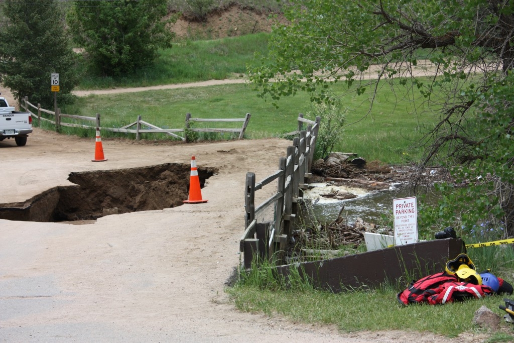 Photos Boulder Creek Bridge Collapsing At Red Lion Inn Boulder Weekly
