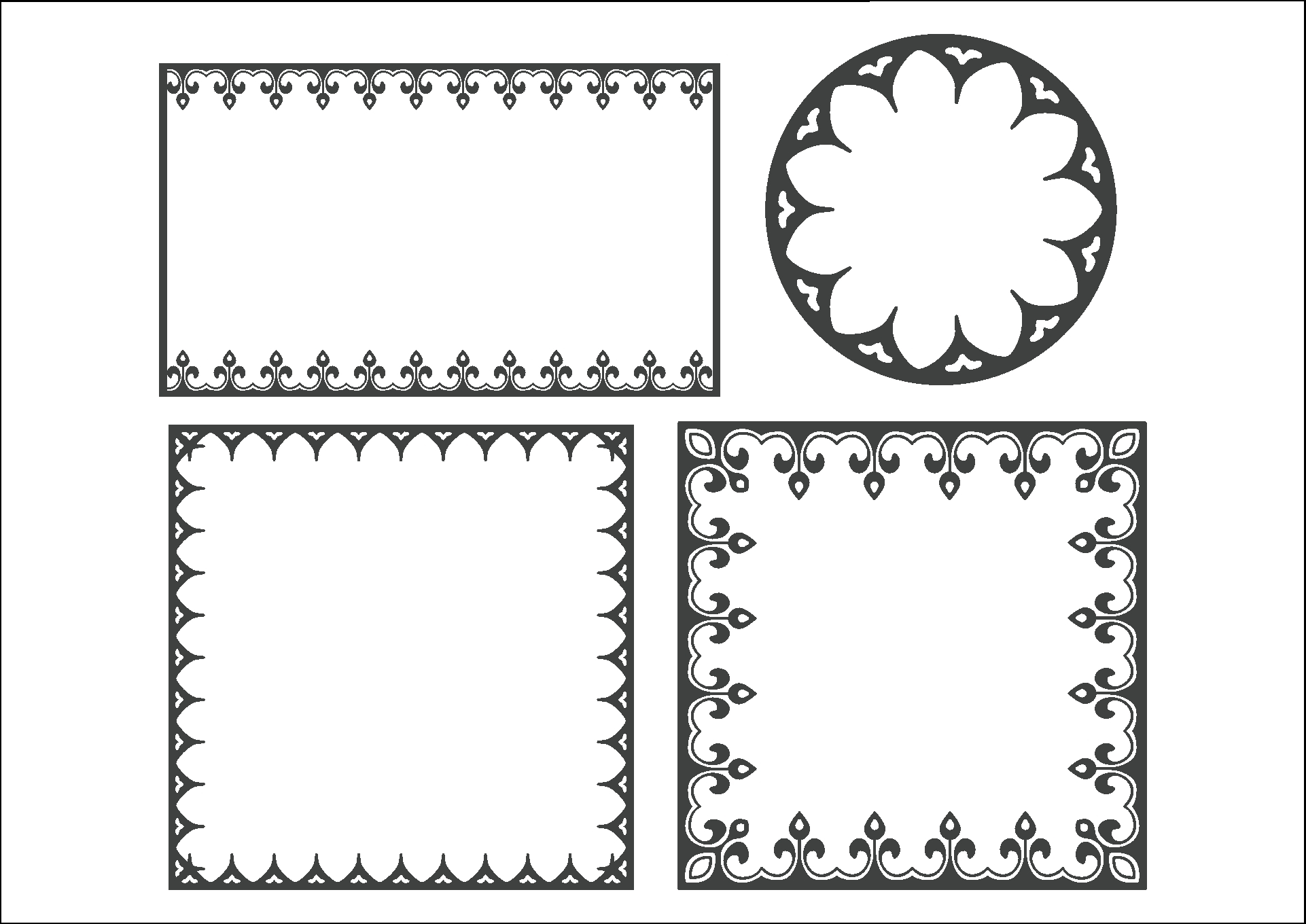 Picture Frame Template 13 Free PDF Printables Printablee