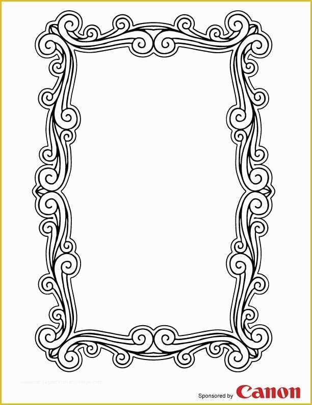 Picture Frame Templates Free Of Best 25 Printable Frames Ideas On 